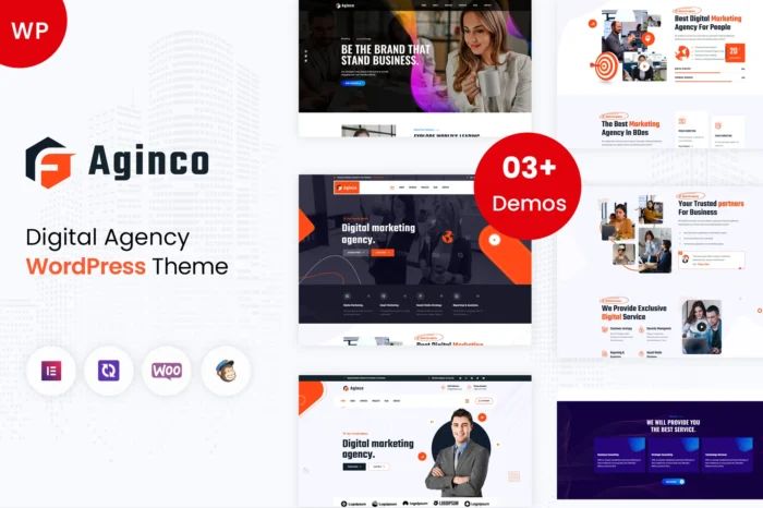 Aginco - Digital Agency WordPress Theme