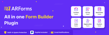 WordPress Form Builder Plugin, Contact form – ARForms