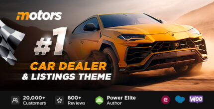 Motors – Car Dealer Rental & Listing WordPress theme