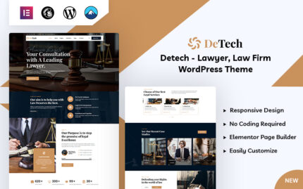 Detech – Law WordPress Theme