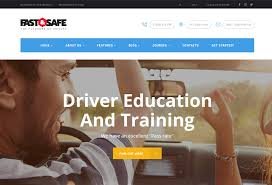 driving school wordpress theme