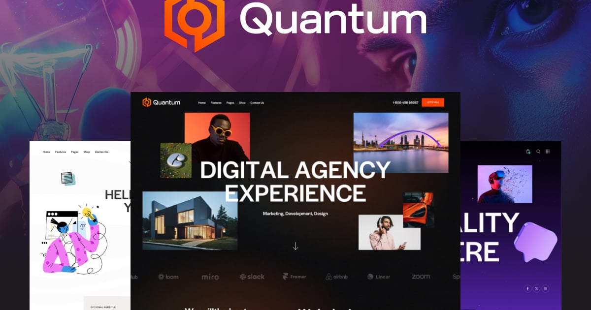 Quantum – Digital & IT Agency WordPress Theme