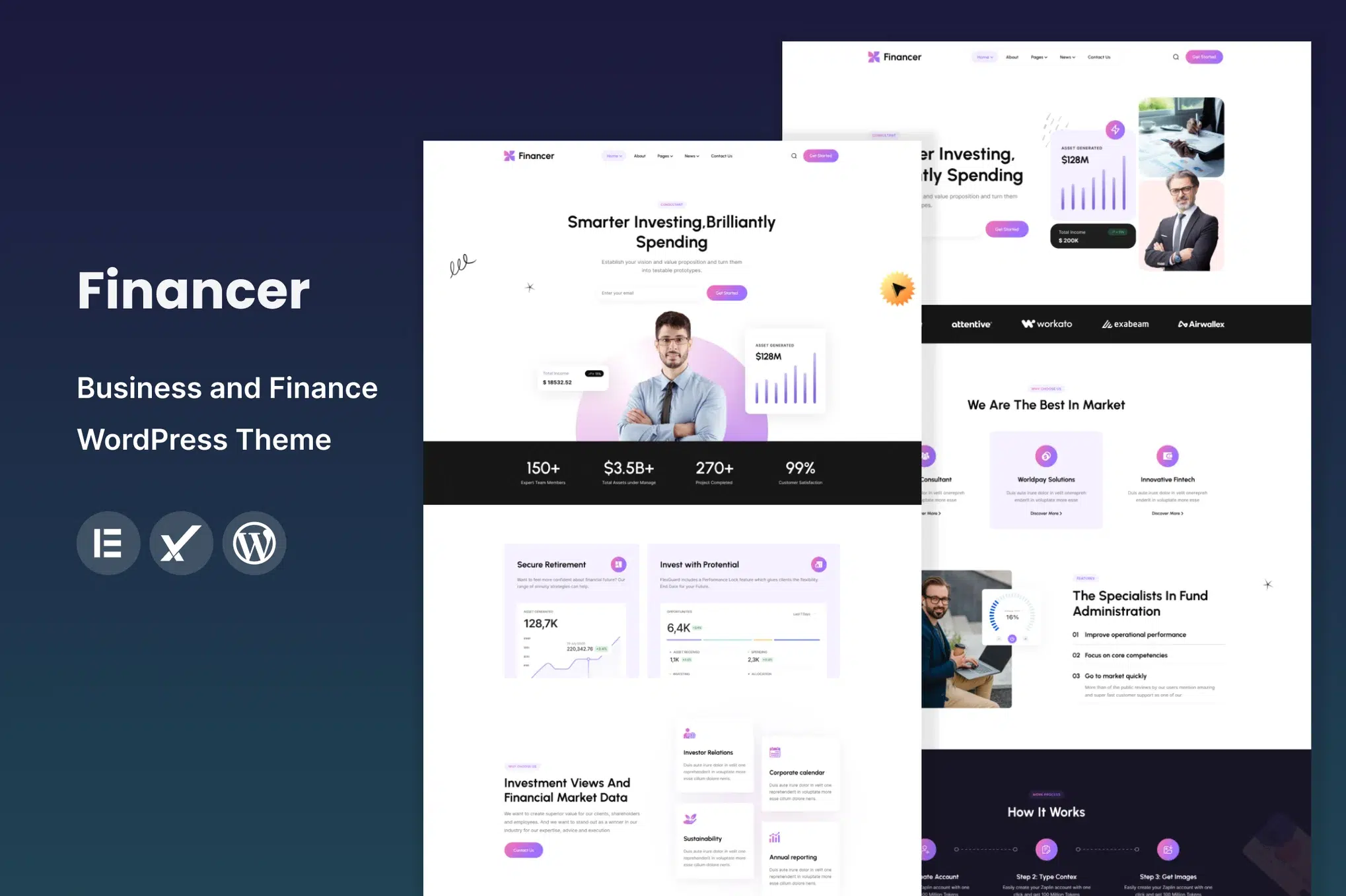 Financer - Business and Finance WordPress Theme