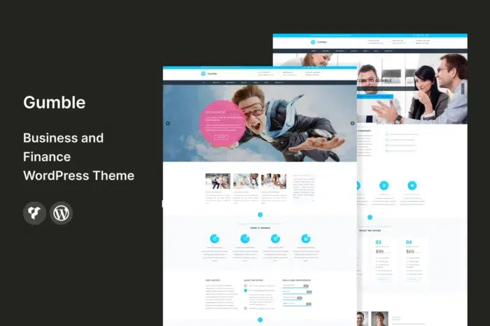 Gumble - Business and Finance WordPress Theme