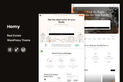 Homy - Real Estate WordPress Theme