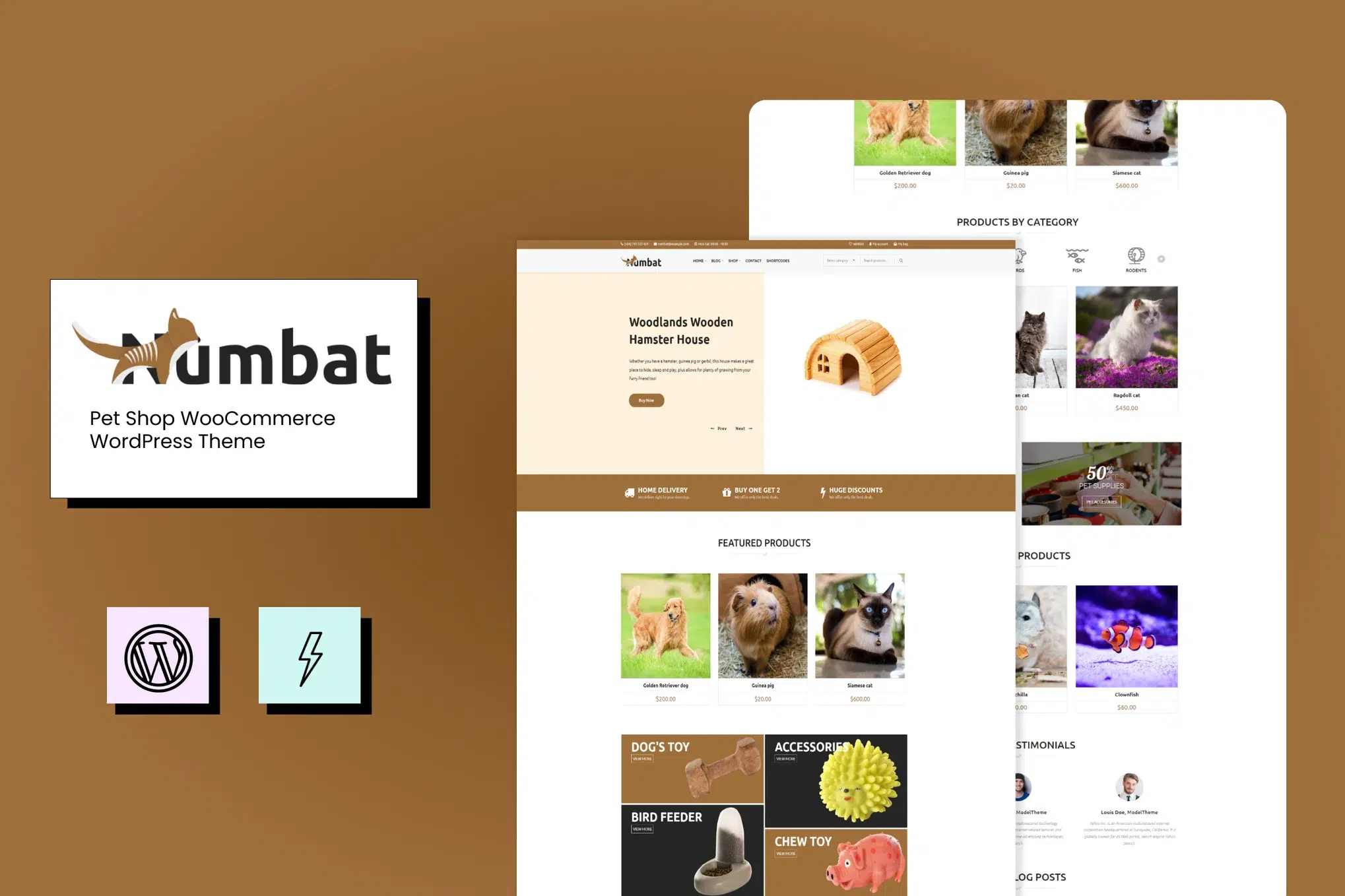 Numbat - Pet Shop WooCommerce WordPress Theme