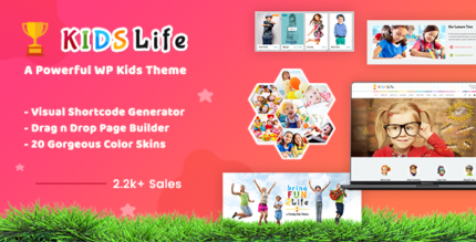 Kids Life – Children School WordPress