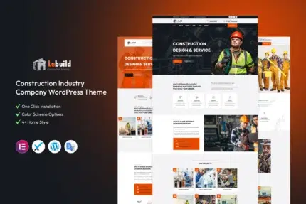 Lebuild - Construction Company WordPress Theme