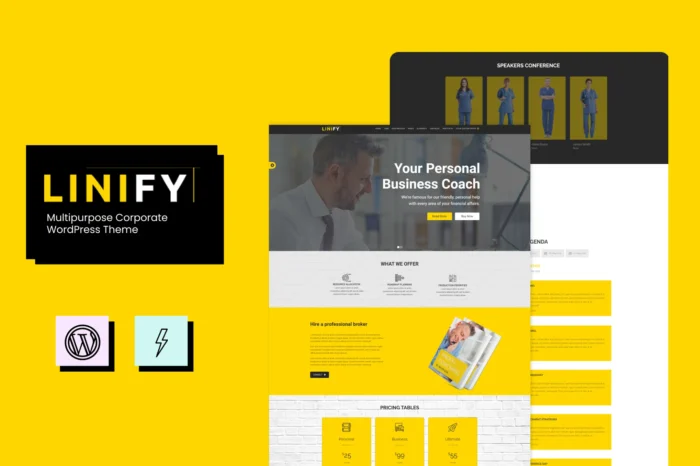 Linify - Multipurpose Corporate WordPress Theme