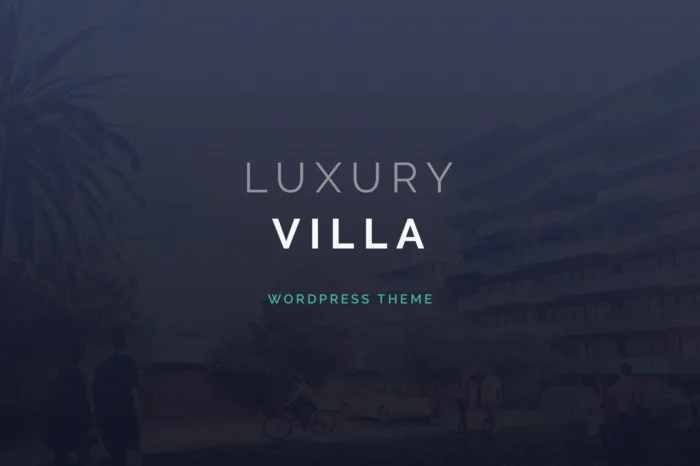 Luxury Villa - Property Showcase WordPress Theme