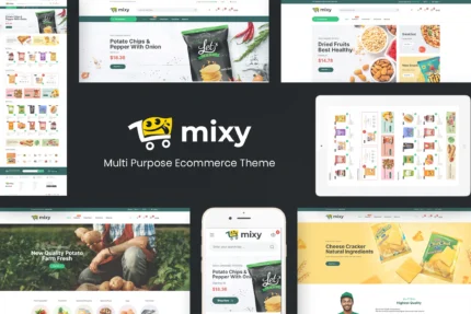 Mixy - Organic Food Store WordPress Theme