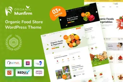 Munfirm - Organic Food Store WordPress Theme