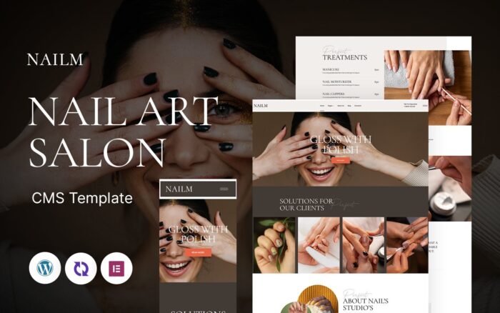 Nailm WordPress Theme: A Unique Nail Art Experience