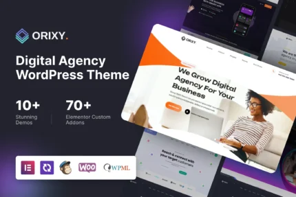 Orixy - Digital Agency WordPress Theme