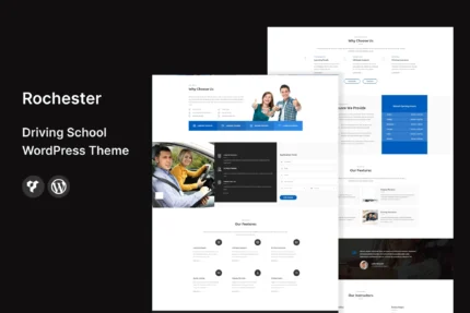 Rochester - Driving School WordPress Theme