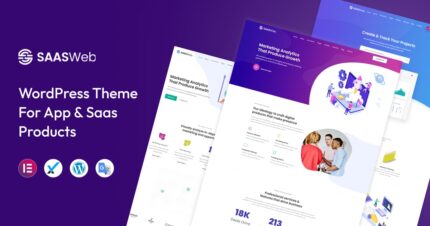 Saasweb – WordPress Theme For App & Saas Products