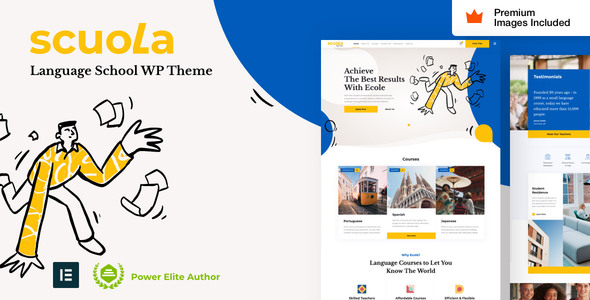 education wordpress theme scuola