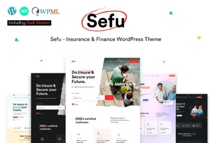 Sefu - Insurance & Finance WordPress Theme