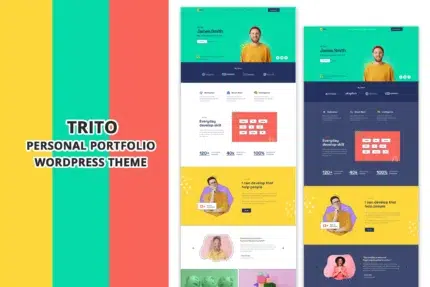 Trito - Personal Portfolio WordPress Theme