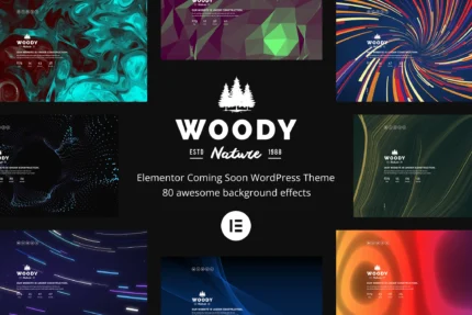 Woody - Elementor Coming Soon WordPress Theme