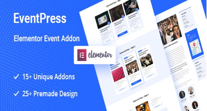 Elementor Events Addon – WordPress Events plugin