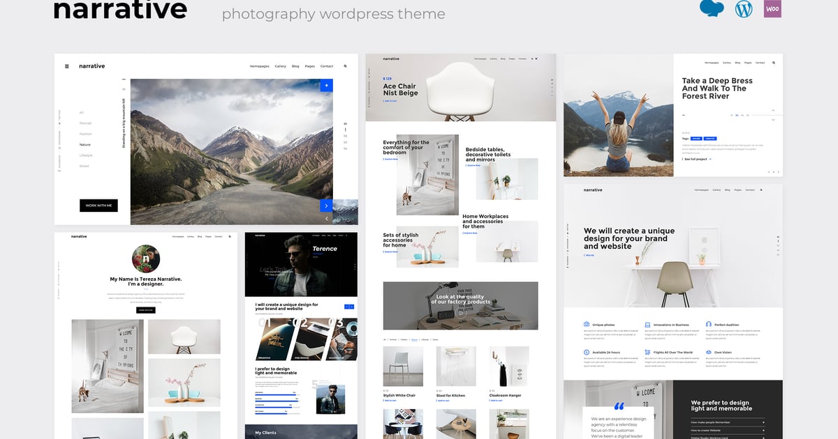 Narrative – Portfolio WordPress Theme