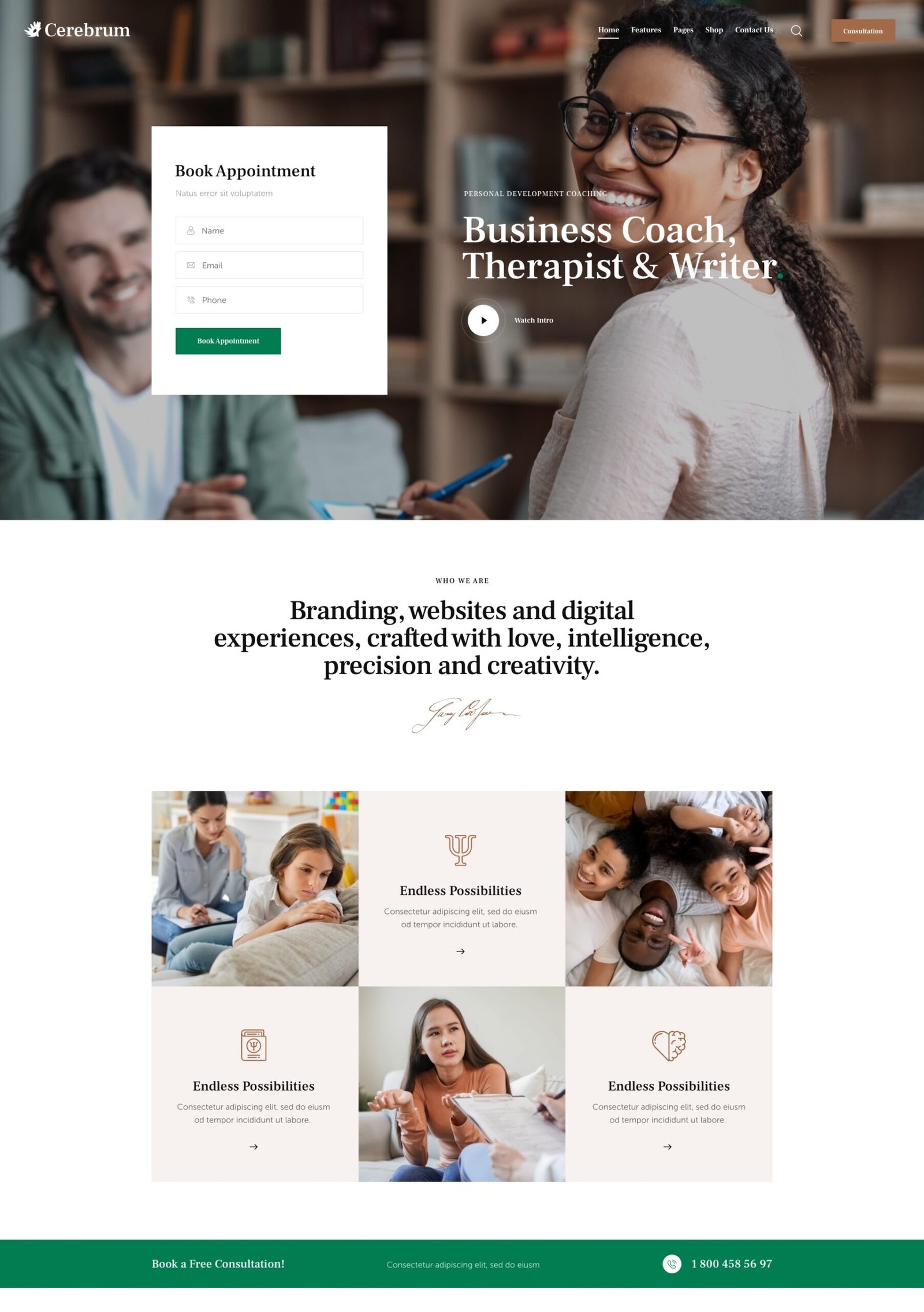 Cerebrum – Best Counseling & Psychology WP Theme