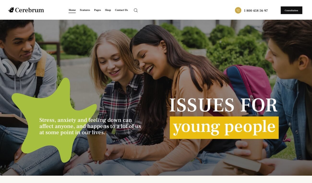 Cerebrum – Best Counseling & Psychology WP Theme