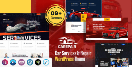 Carepair Car Repair Service WordPress Theme