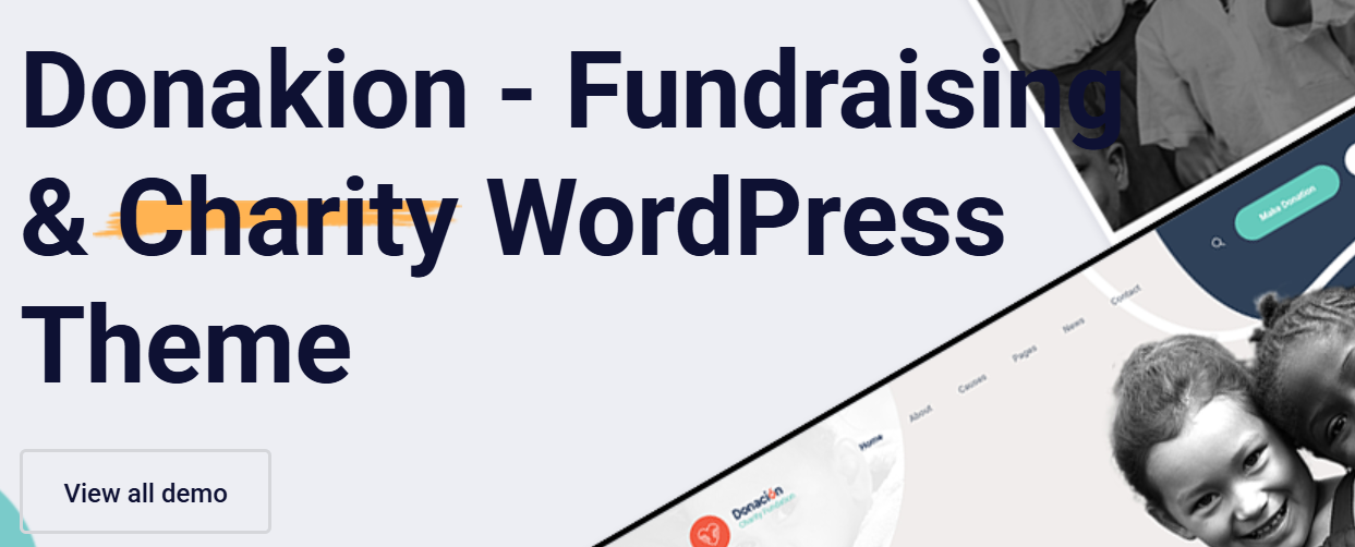Donakion Fundraising and Charity Foundation WordPress Theme