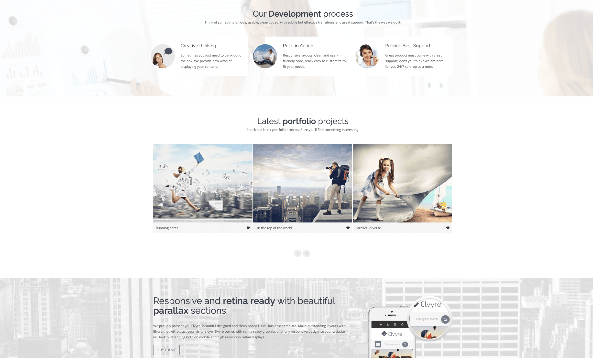 Elvyre – Retina Ready Theme