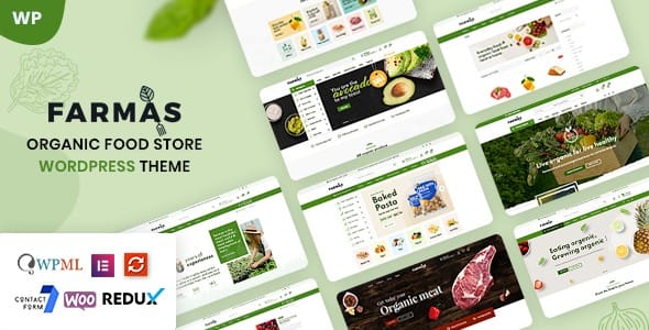 Farmas organic food store Wordpress theme