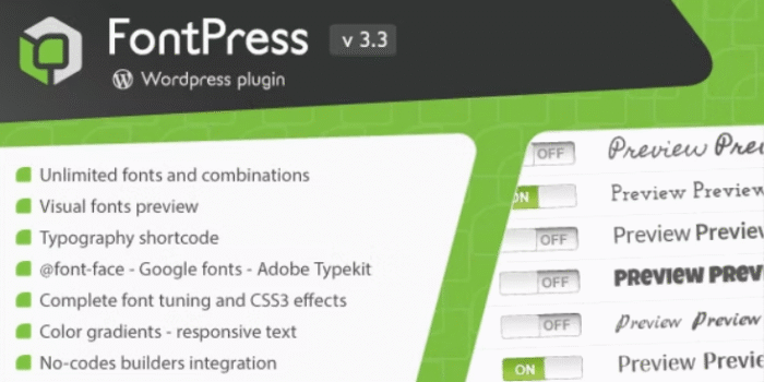 Fontpress front manager