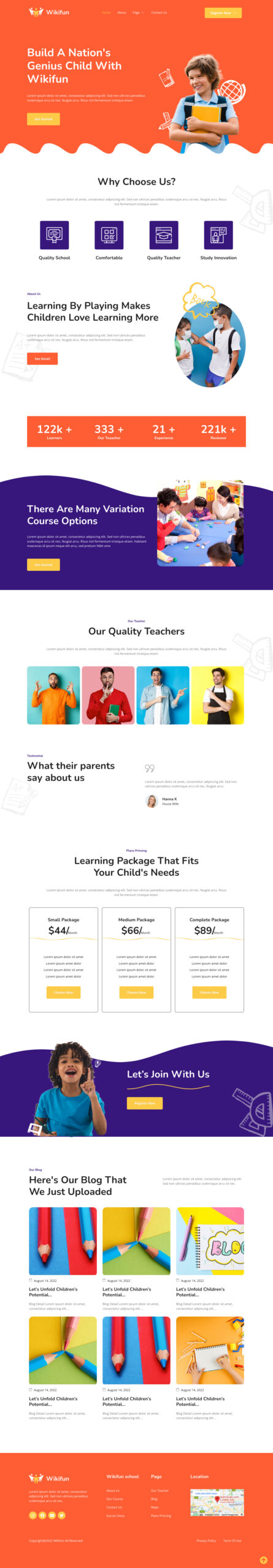 Wifikun - kindergarten template 