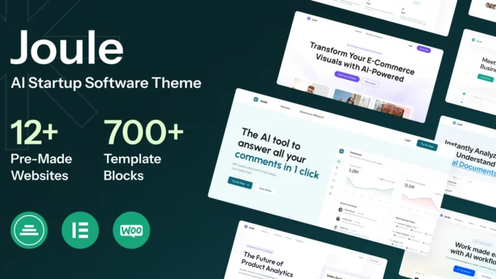AI Startup WordPress Theme Joule