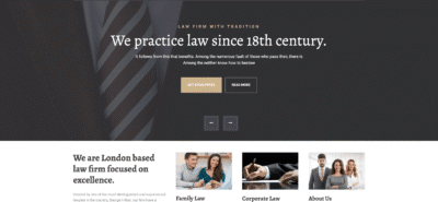 LegalPress WordPress Theme for Lawyers, Consultants Financial firms