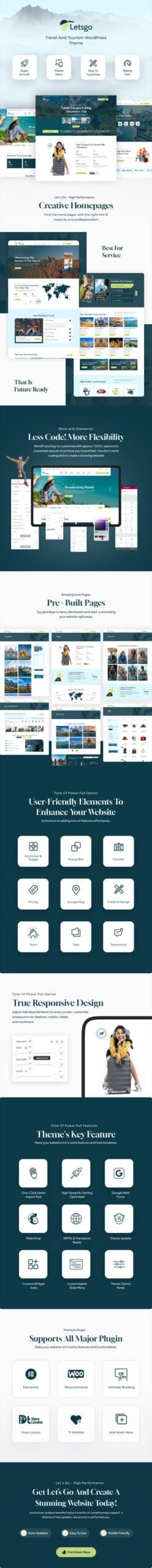 Letsgo WordPress Theme – Travel & Adventure Ready


