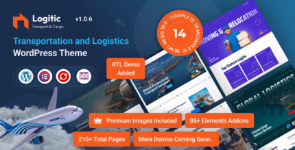 Logitic - Transportation & Logistics WordPress Theme