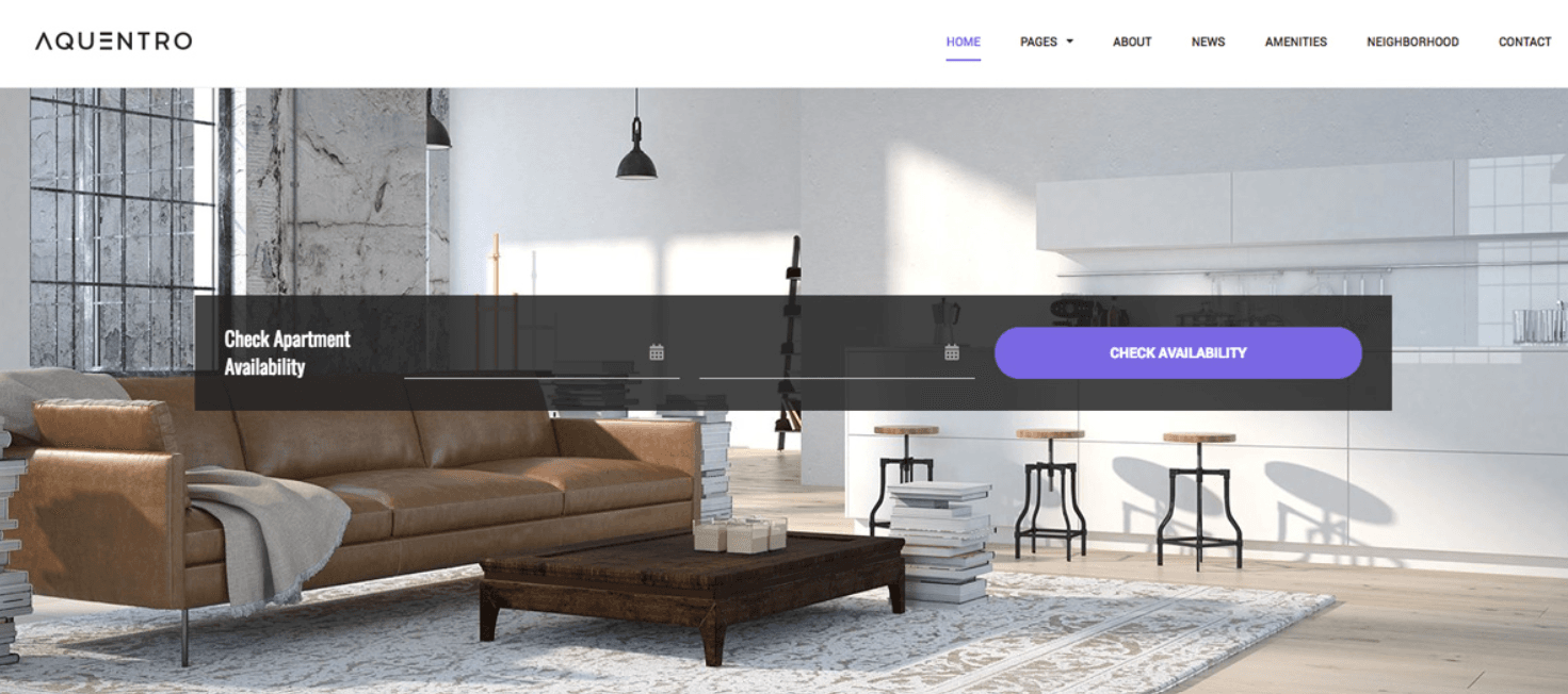 MotoPress Aquentro Ultimate Single Property WordPress Theme