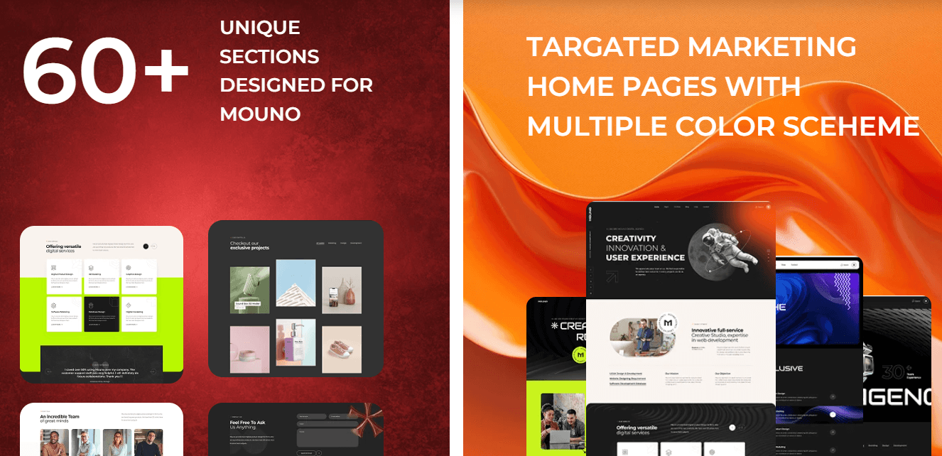 Mouno – Creative Digital Agency WordPress Themes