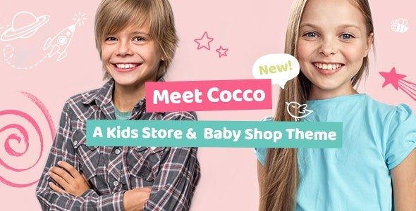 NFixed Cocco Kids Store and Baby Shop Theme