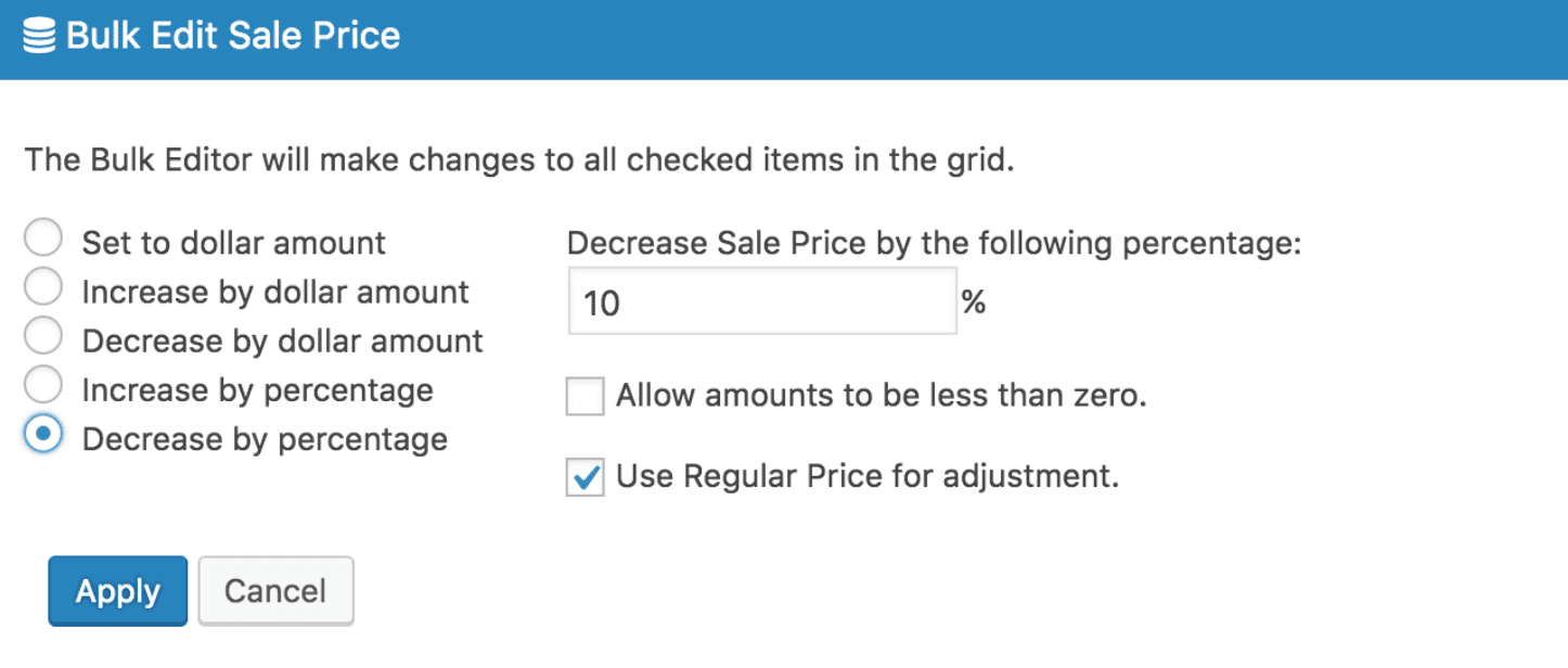 PW WooCommerce Bulk Edit