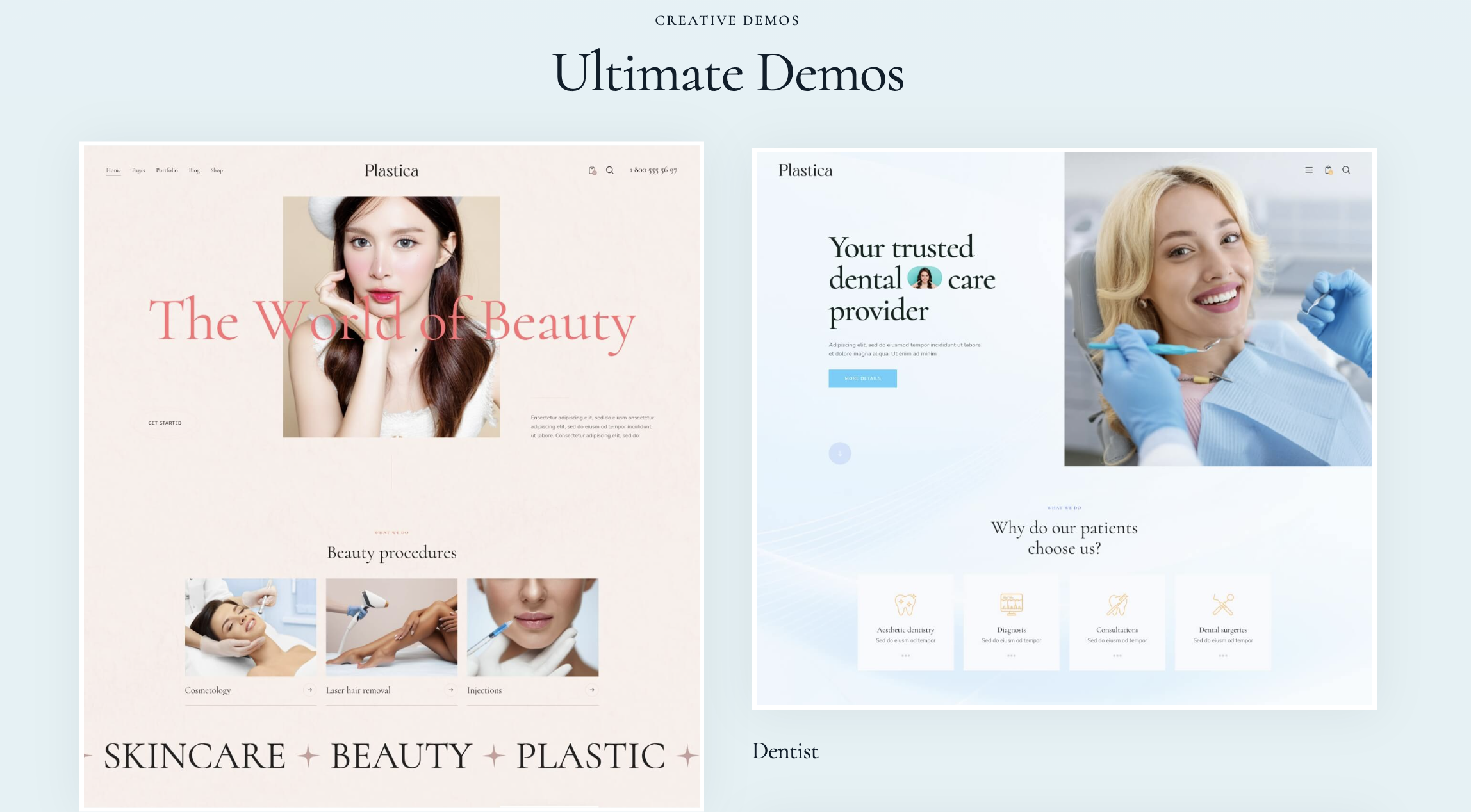 Plastica Plastic Surgery & Beauty Wp Theme