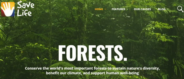 Save Life Non-Profit Charity & Donations WP Theme
