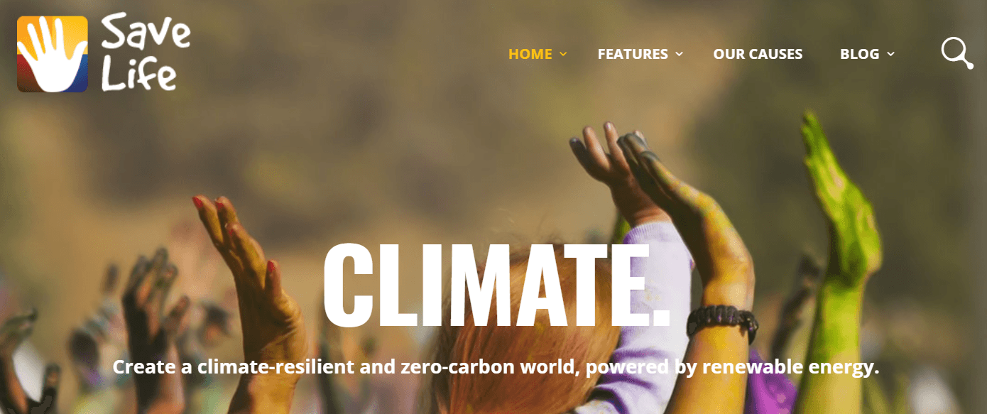 Save Life Non-Profit, Charity & Donations WordPress Theme