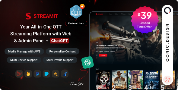 Streamit Laravel