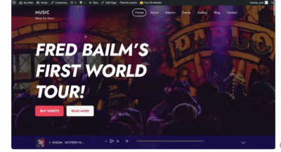 Themify Music WordPress Theme