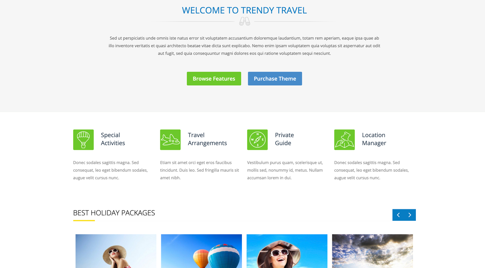 Trendy-Travel-Wp Theme