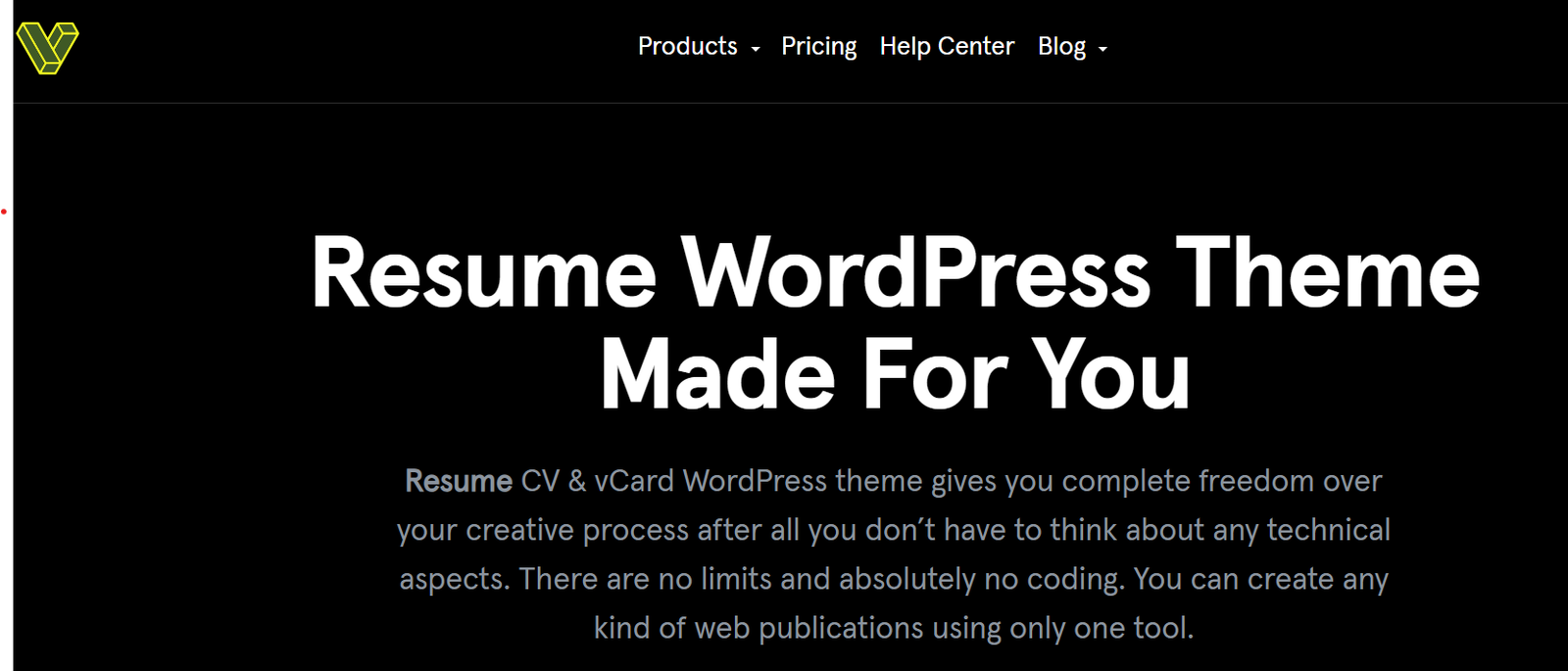VisualModo Resume Portfolio WordPress Themes