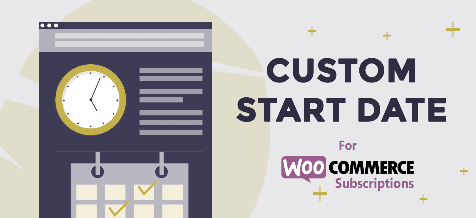 Custom start date for wooCommerce subscriptions